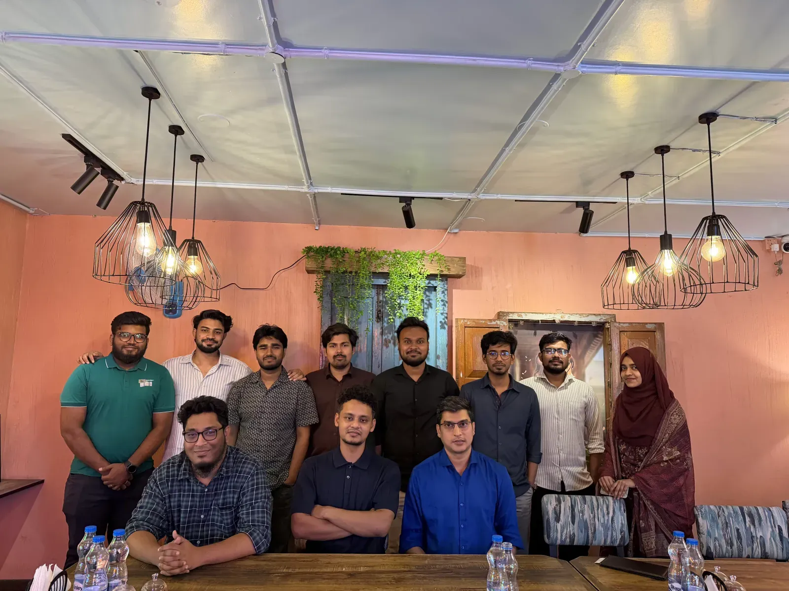 The full Ledgercross team together in the Gulshan office